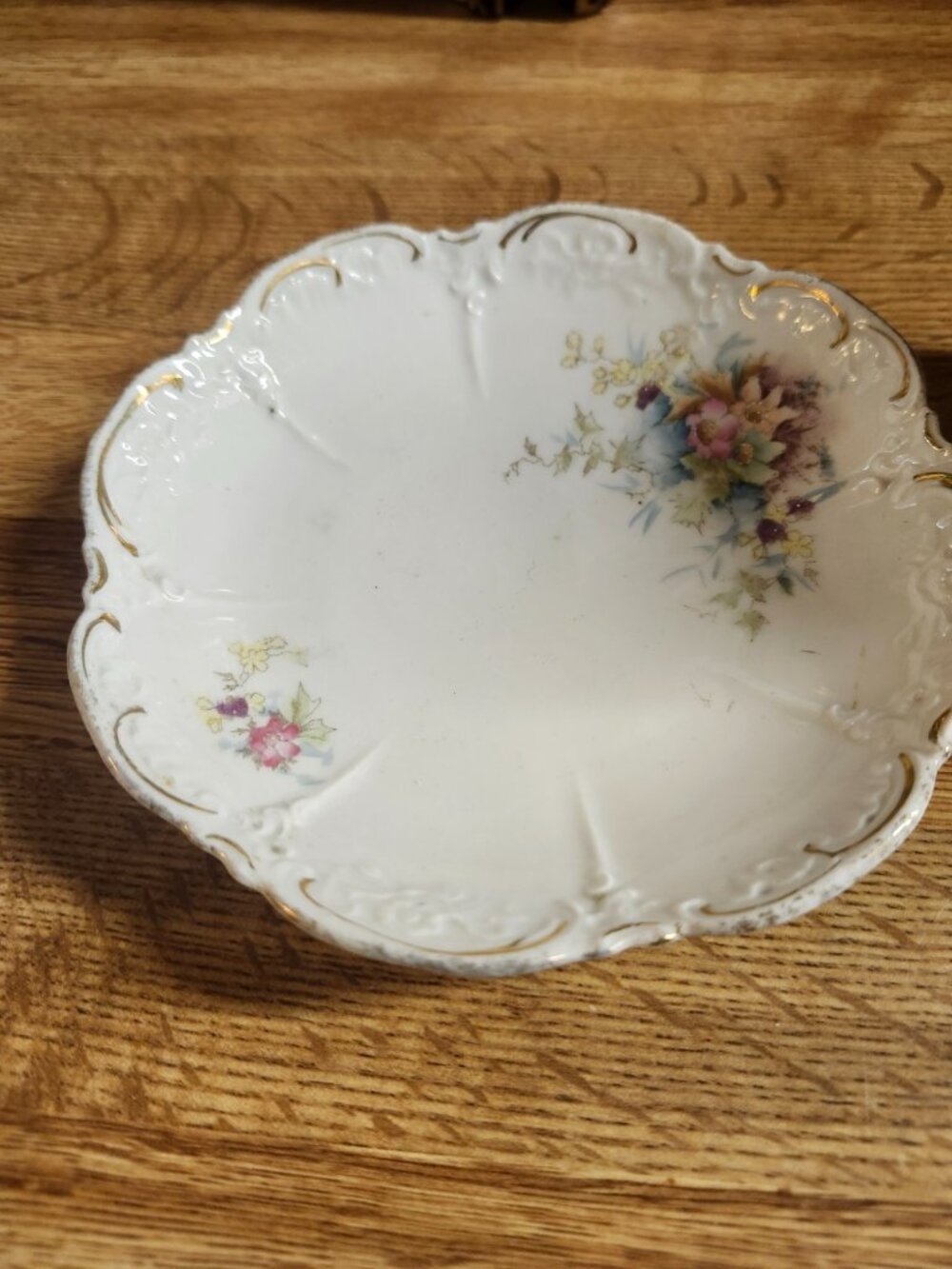 Victorian Mustache Tea Cup & Saucer Set Bone China Porcelain Pink Germany VTG - Picture 10 of 16